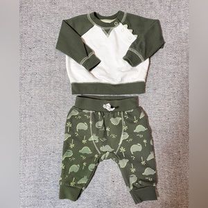 ••Cat & Jack Dino 2 Piece Sweats Outfit
